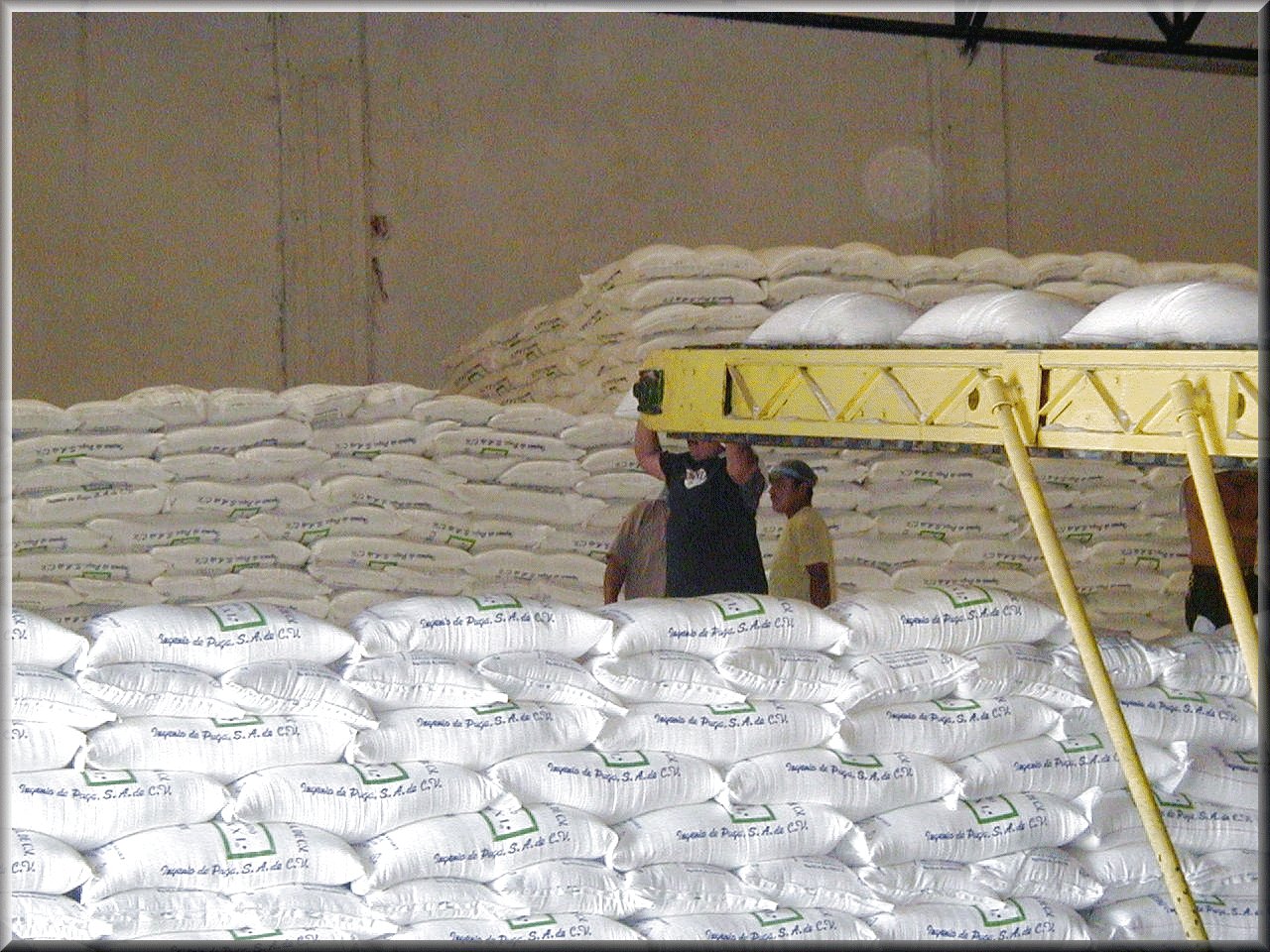 Detalle de la estiba